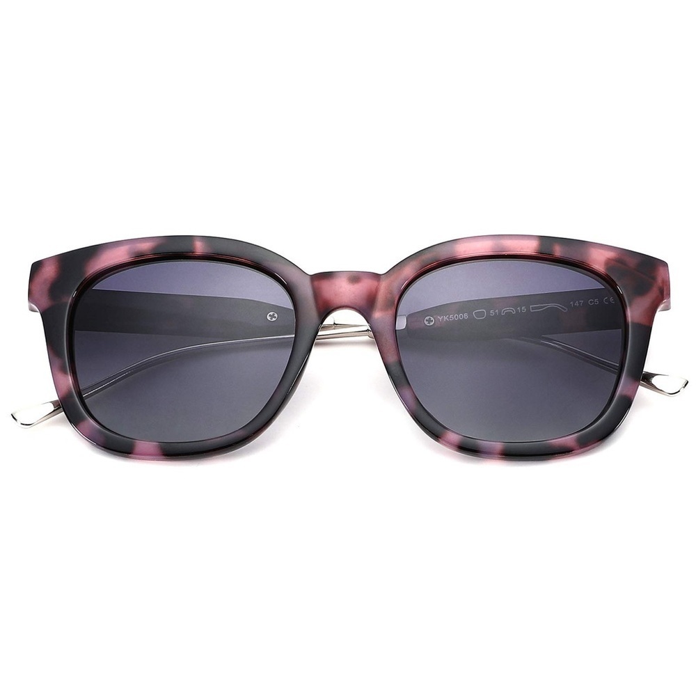 Tortoise Shell Oversized Square Sunglasses - Picture 2 of 8